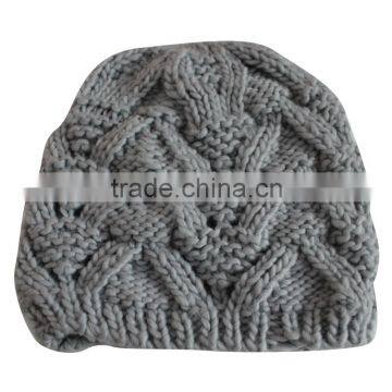 Customized Plain Color no Cuff Polar Fleece and Acrylic Man Winter Cap photo-2