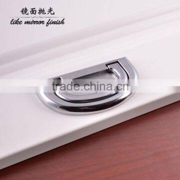 Alibaba Supplier Wholes Zamak Zinc Alloy Furniture Cabinet Embedded Drawer wardrobes Hidden pull Knobs