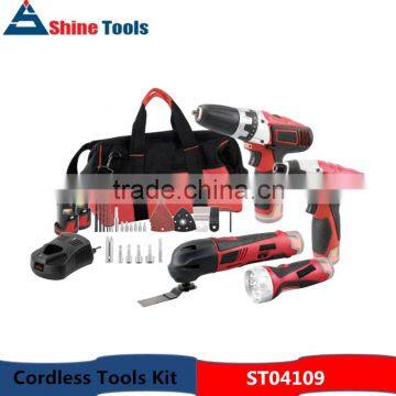 4pcs electricians cordless tool kit set