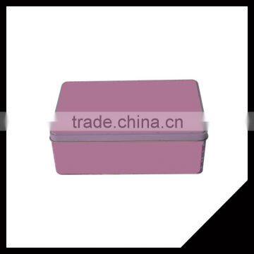 Recyclable Feature Rectangular Shape Food Storage Metal Tin Box photo-2
