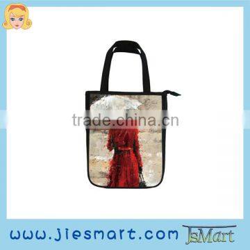 Straight handbag art printing custom photo bag