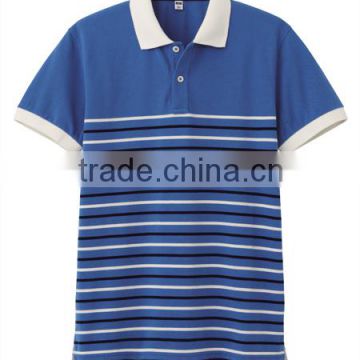 Yarn dyed strips polo shirt, bulk polo shirt