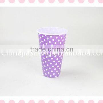 candy color plastic popcorn bucket