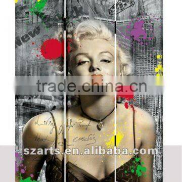 marilyn monroe decoration canvas screen