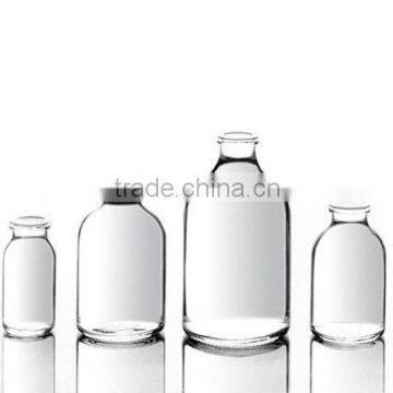 moulded Injection glass bottle for antibiotics, USP Type I II, III