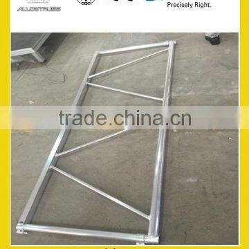 High Quality Aluminum Assemble Glass Stage With Adjustable Height and Mobile Folding Platform With Anti-slip Surface photo-6