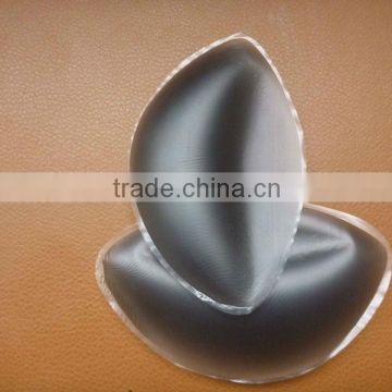 black silicone bra insert