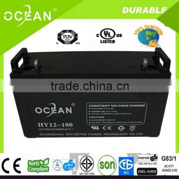 2014 high quality lead acid battery 10v Payment O/A 12V 200AH ups lead acid battery