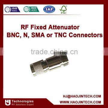 Fixed Attenuator BNC, N, SMA or TNC Connectors Model HJA2