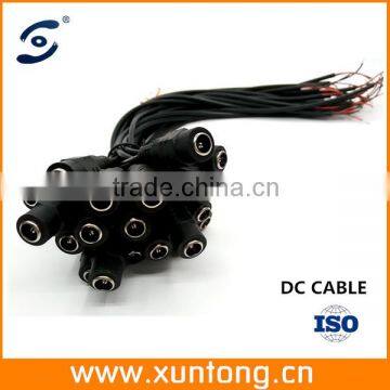 high quality dc cable male to male 5.5*2.1mm / 5.5*2.5mm dc power cable