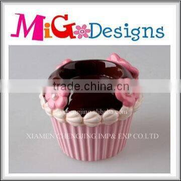 wholesale hot sales cupcake ceramic candle holder