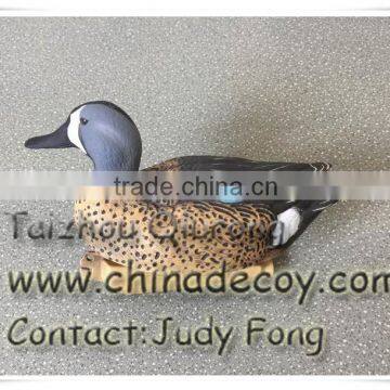 Plastic floating full body hunting duck and garden decoration duck