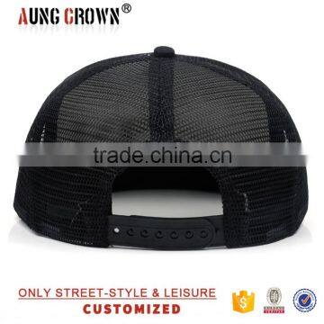 Design Your Own Custom Design Flat Brim Mesh Trucker Hats photo-4