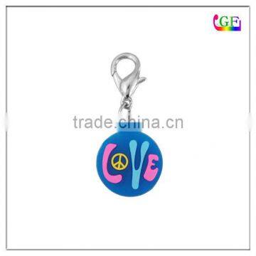 PVC Key Chain Charm with Lobster clasp