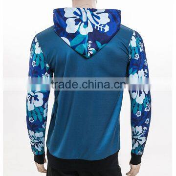 Fashion Cheap Plain 100% Polyester Spandex Hoodies With Sublimation