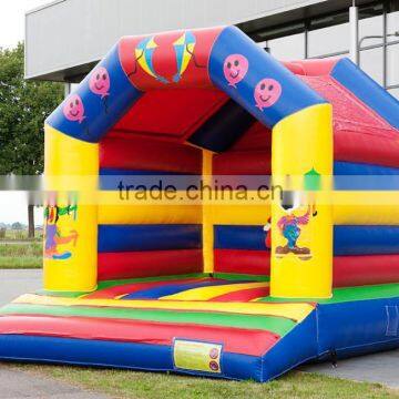 Hola clown theme bouncy castle/inflatable bouncer/adult bouncy castle