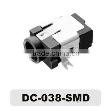 4 pin dc power jack DC-038-SMD /3.7mm/pin=1.0