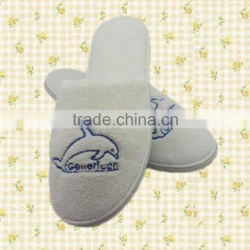 white velvet hotel slipper wholesale factory