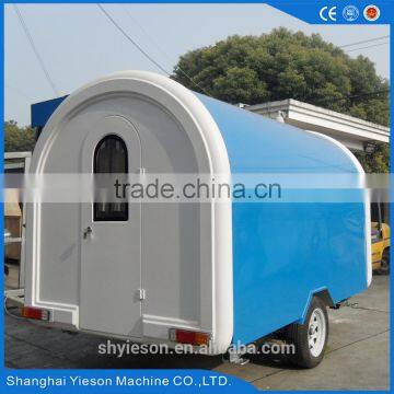 Sell at a Low Price Heavy Duty Mobile Fryer Food Cart / CE Certificate Electric Food Cart Outside Wood Food Cart