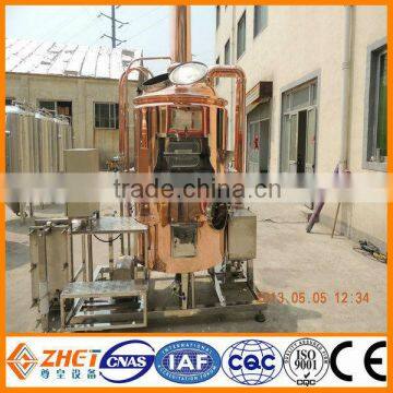 copper mini brewery plant hotel brewing system for sale