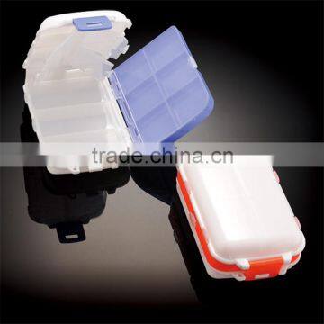 Recyclable free sample small plastic fishing box with tackles