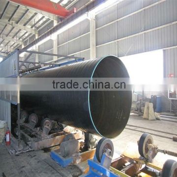 structure weldless pipe/API5L GR.B/3PE outside epoxy coat inside