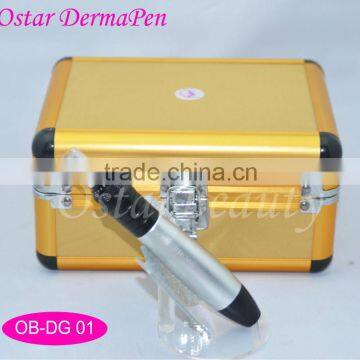 Power stretch roller electric auto skin care derma pen stamp motorized micro needle 0.25mm to 2mm(OB-DG01)