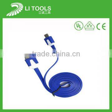 New Colorful The Double Insertion Light LED Micro USB Cable For Android Data Cable photo-4