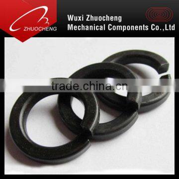 carbon steel din127 black oxide spring lock washers