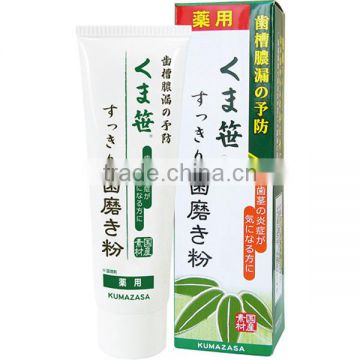 Medicated Sasa Bamboo TOOTHPASTE New 120g made in Japan