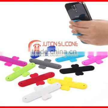 Silicone mobile phone holder/silicone lazy cell phone holder