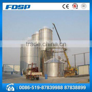 Galvanized Steel Grain Storage Silo, Animal feed storage silos made in China