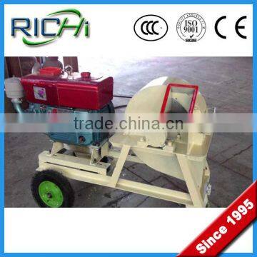 diesel engine mobile wood waste crusher/wood branch crusher/wood chip crusher