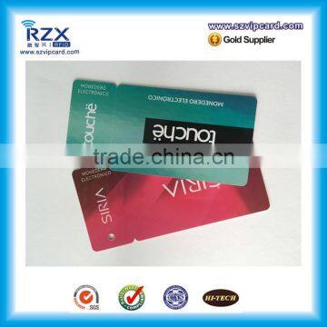 113.5*54mm PVC card high quality combo membership card with barcode