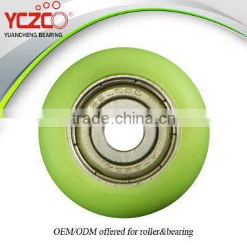 625 Green Polyamide Plastic no Groove Pulley photo-3