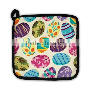 Easter Holiday Baking Cookies Colorful Dish Towels Pot Holder Oven Mitt Set photo-5