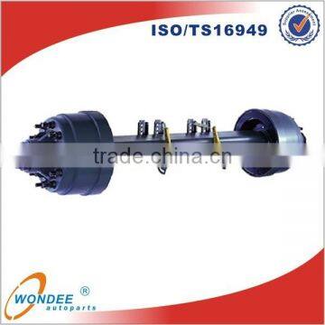 Asian Type Square Beam Trailer Auto Parts 15T Axle