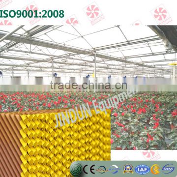 Glass/film greenhouse use 7090 honey comb evaporative paper cooling pad