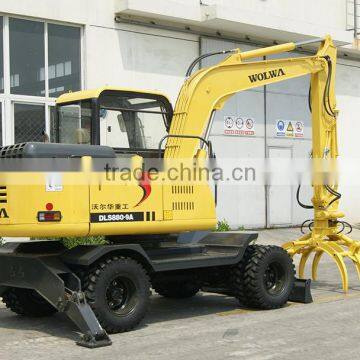 Small Cheap New Wheeled Sugar Cane Loader and Excavator for Sale photo-5