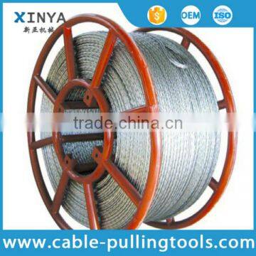 Anti twisted Braided Steel Wire Rope Six Squares Twelve Strands transmission Line Stringing