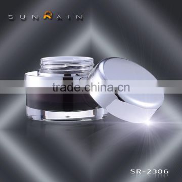 wholesale factory directly made PMMA plastic acrylic jar cosmetic SR-2386