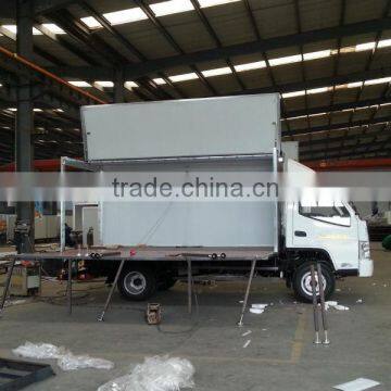 wing opening container box truck body/refrigerated truck box/freezer truck body