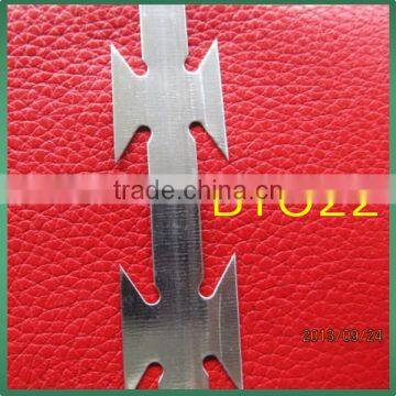 BTO-22 Razor type and galvanized surface treatment barbed wire