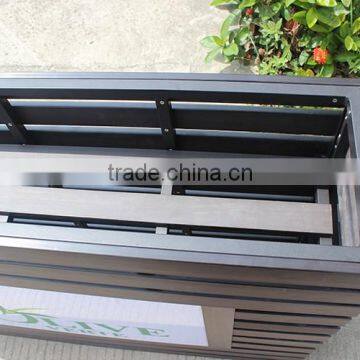 Деревянная мебельная прямоугольная цветочная горшок с подсветкой LED photo-4