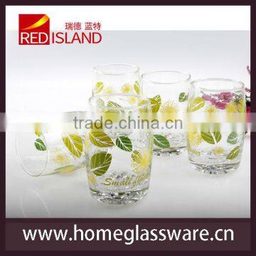 glass pitcher with drinking glass tumblers set