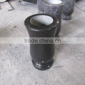 Black Granite Vases for Tombstones photo-3