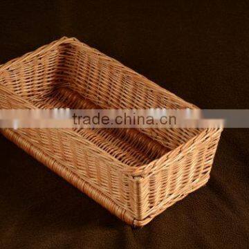 Bread Basket, Rectangular Table Basket, Fruit Basket, Display Basket, Handwoven Wicker Basket