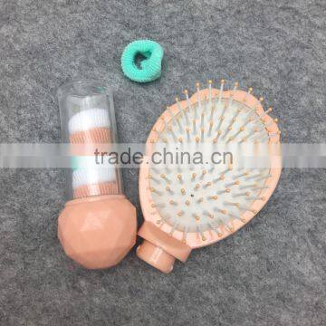 New Products Multifunction Plastic Hair Brush With Baby Hair Ties for Children photo-3