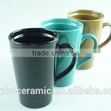 Ceramic /stoneware gift mug colored mugs in stock for sale cheap price