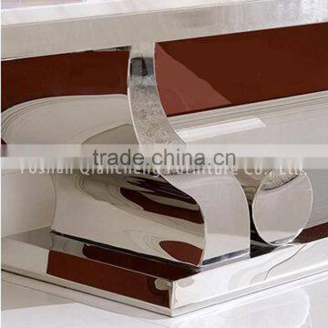 Stainless Steel Marble Top tv Stand photo-5